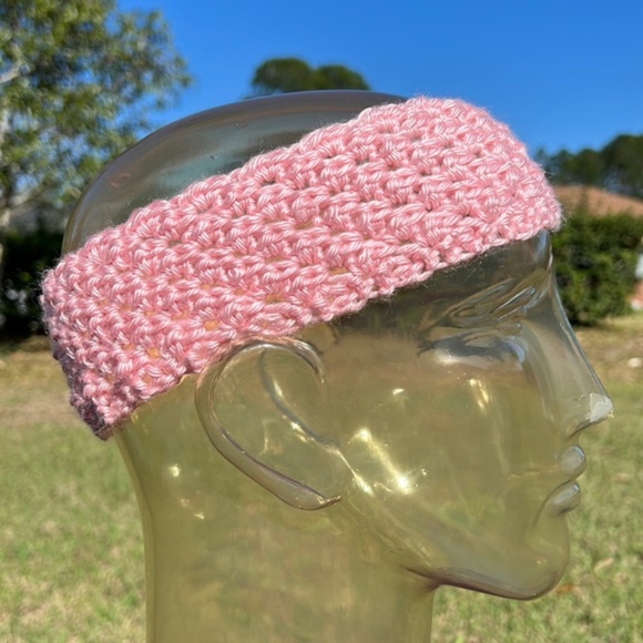 New hand crafted pink headband - Picture 1 of 8